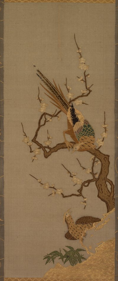 Vögel in einem Baum von Unknown artist
