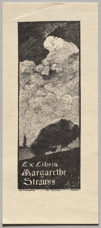 Buchplatte: Margarethe Strauss von Unknown artist