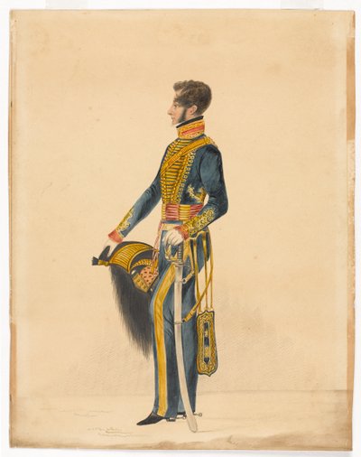 Hauptmann William Brett, Bombay Horse Artillery von Unknown artist