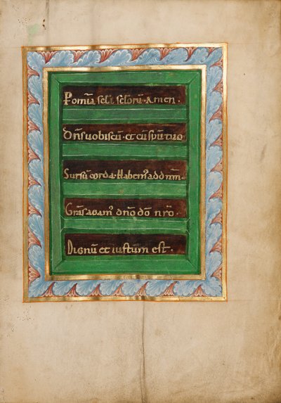 Dekorierte Incipit-Seite von Unknown artist