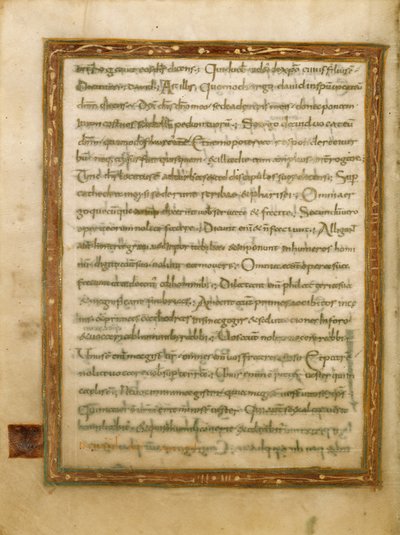 Geschmückte Textseite von Unknown artist