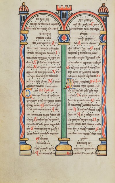Geschmückte Textseite von Unknown artist