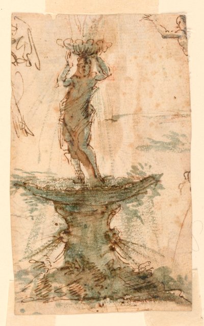 Entwurf für einen Brunnen von Unknown artist