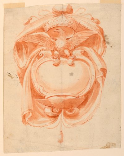Entwurf für ein Weihwasserbecken von Unknown artist