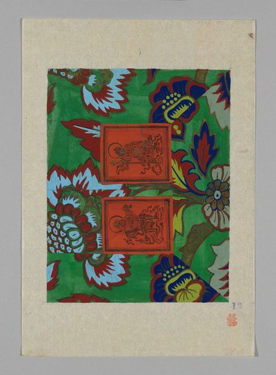 Design auf Papier von Unknown artist