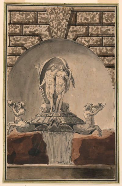 Erhebung eines Brunnens von Unknown artist