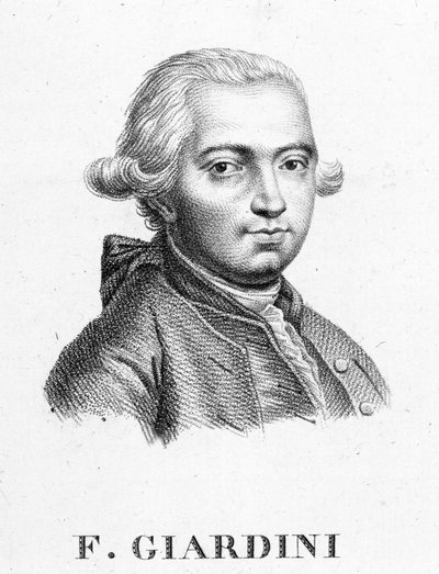Felice Giardini (1716-1796), italienischer Geiger und Komponist von Unknown artist