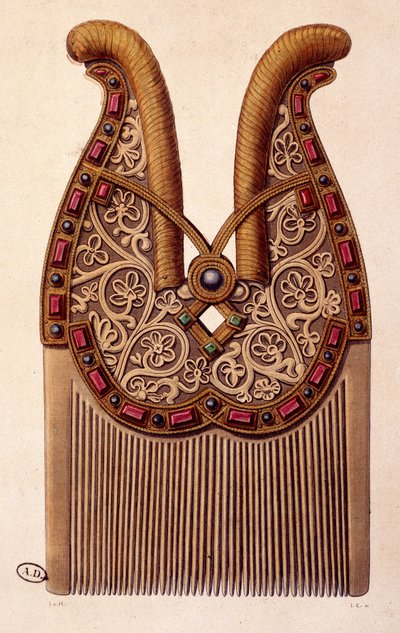 Deutsche kostbare Kämme von Unknown artist