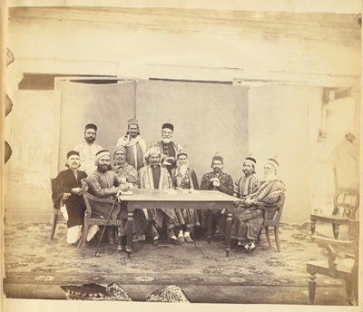 [Gruppenporträt von Männern, Indien] von Unknown artist