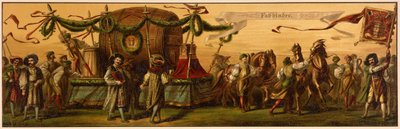 Hans Makarts Prozession der Stadt Wien von Unknown artist