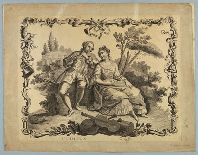 Hören, aus "Sinne" von Unknown artist