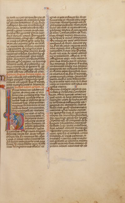 Initiale O: Ein Prophet vor Ninive von Unknown artist