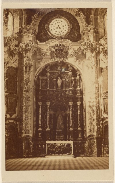 [Innenraum einer unidentifizierten Kirche] von Unknown artist