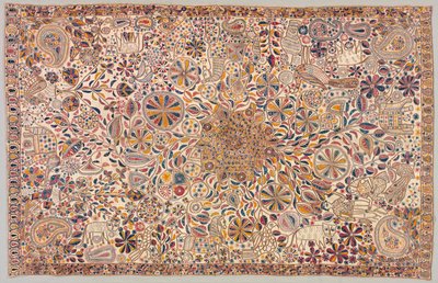 Kantha (Zeremonielle Steppdecke) von Unknown artist