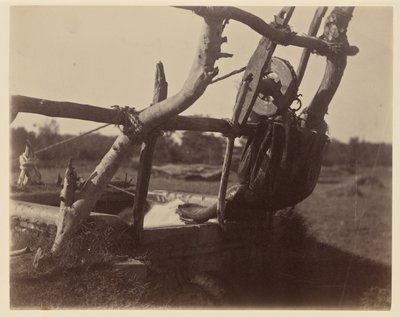 Kos entlädt Wasser - Guzarat von Unknown artist