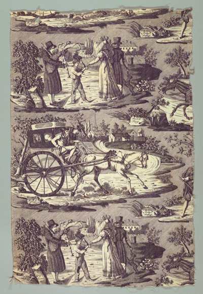 La Route de Poissy von Unknown artist