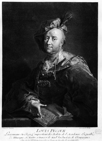 Louis Pecour von Unknown artist