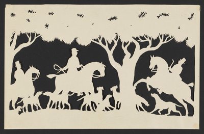 Berittene Fuchsjagd mit ihren Hunden von Unknown artist