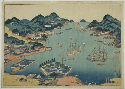 Hafen von Nagasaki von Unknown artist
