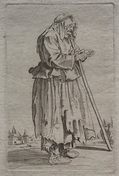 Alte Bettlerin von Unknown artist