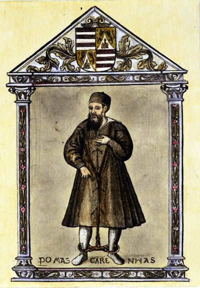 Pedro Mascarenhas (portugiesischer Navigator) in Ketten von Unknown artist