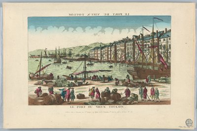 Guckkasten, Le Port Du Vieux Toulon von Unknown artist