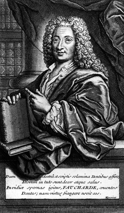 Pierre Fauchard (1678-1761), französischer Chirurg und Zahnarzt von Unknown artist