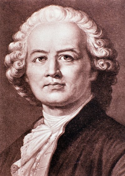 Porträt von Christoph Gluck (Kupferstich) von Unknown artist