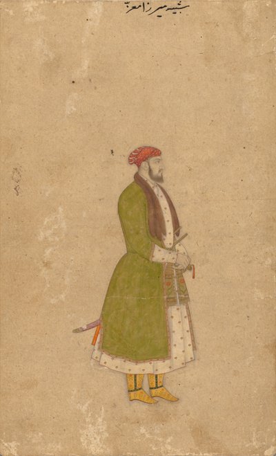 Porträt des Höflings Mirza Muizz von Unknown artist