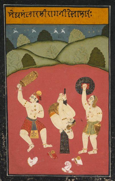 Ragini Desakh von Meghamalhar von Unknown artist