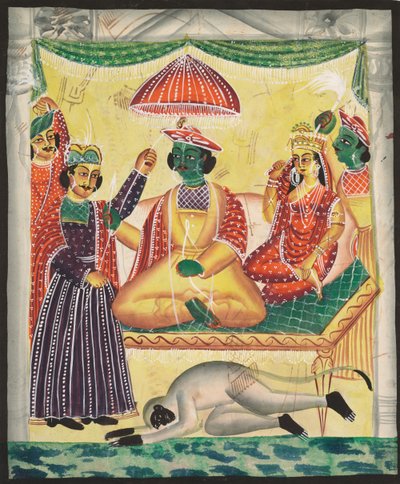 Rama und Sita (recto) von Unknown artist