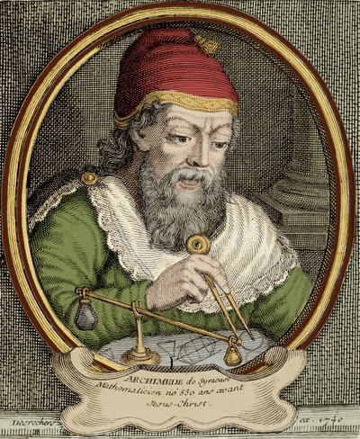 Darstellung von Archimedes von Syrakus von Unknown artist