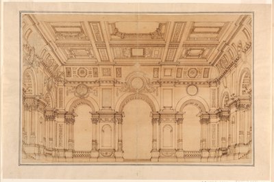 Zimmer in einem Palast von Unknown artist
