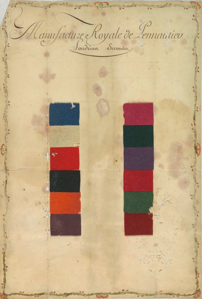 Musterblatt von Unknown artist