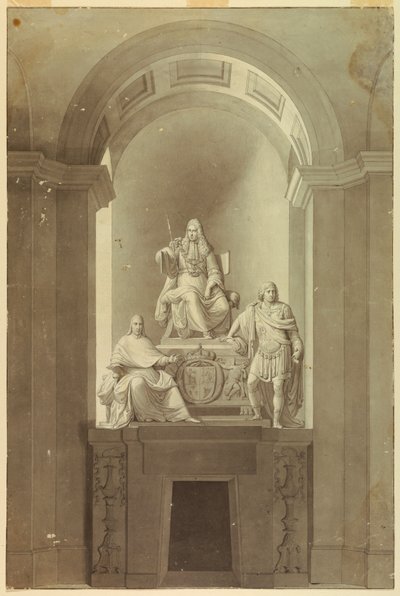 Grabdenkmal der letzten drei Stuarts von Unknown artist