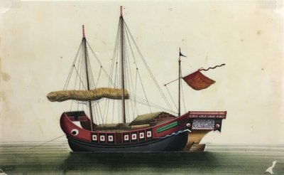 Schiffsgemälde von Unknown artist