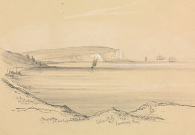 Schiffe in der Sandown Bay von Unknown artist