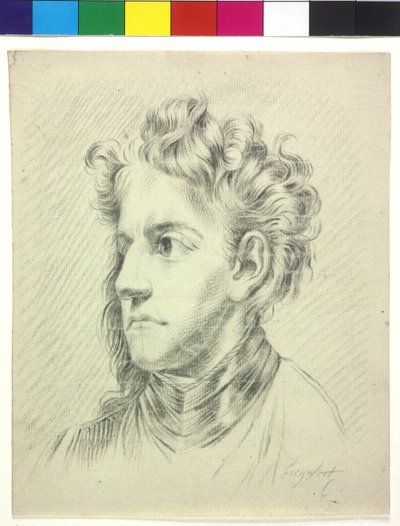 Schulterriemen Bild eines jungen Mannes von Unknown artist