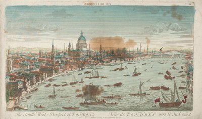 Südwestansicht von London von Unknown artist