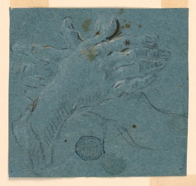 Studie: Ein Paar Hände, gekreuzt von Unknown artist