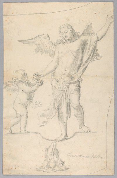 Studie für ein allegorisches Gemälde von Unknown artist