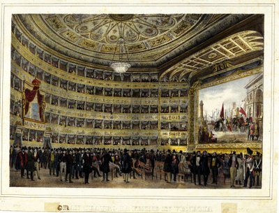 Teatro La Fenice (Der Phönix) von Unknown artist