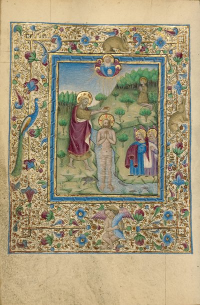Die Taufe Christi von Unknown artist