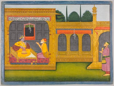 Die Hochzeit von Rukmini [Mangal] von Unknown artist