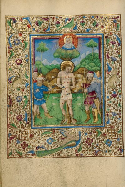 Das Martyrium des Heiligen Sebastian von Unknown artist