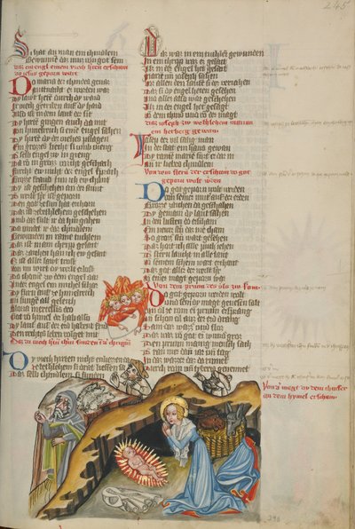 Die Geburt Christi von Unknown artist