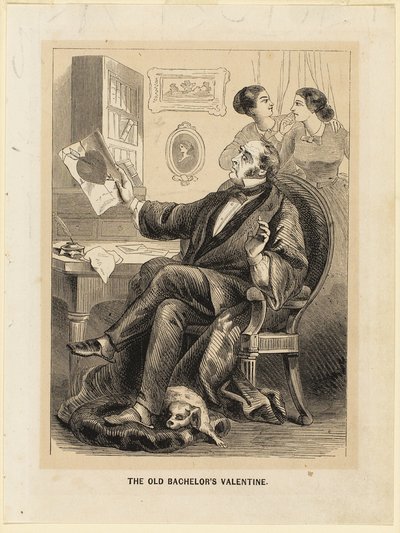 Der alte Junggesellen-Valentinstag von Unknown artist
