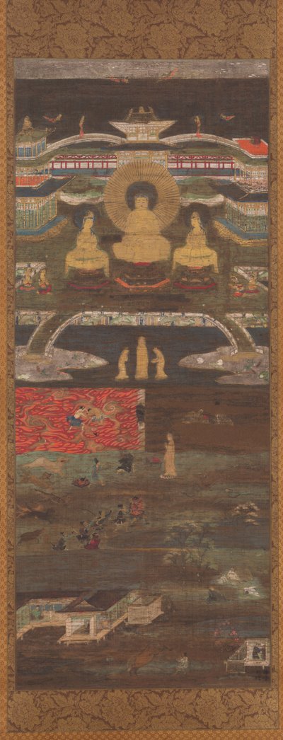 Der weiße Pfad zwischen zwei Flüssen von Unknown artist