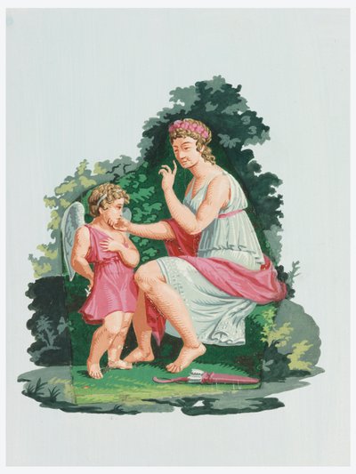 Venus ermahnt Amor von Unknown artist