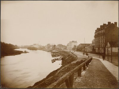 Blick entlang des Flusses von Unknown artist